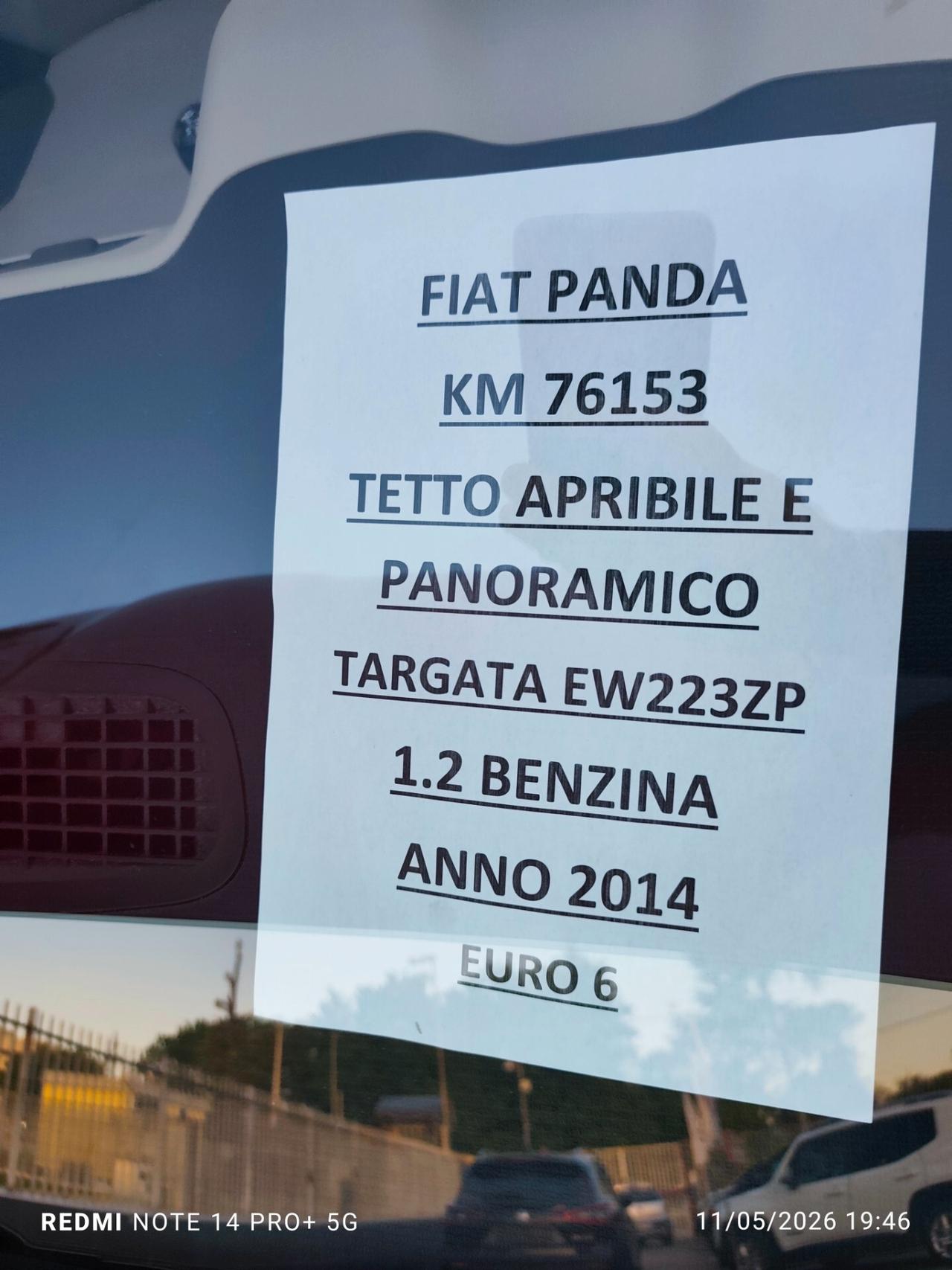 Fiat Panda TETTO APRIBILE 1.2 BENZINA