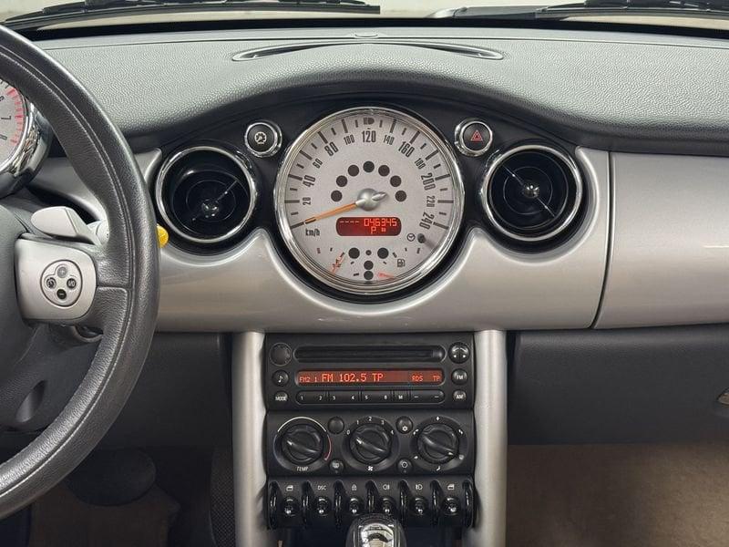 MINI Mini Cabrio 1.6 Cooper AUTOMATICA UNIPROPRIETARIO SOLO 46.000 KM NEOPATENTATI