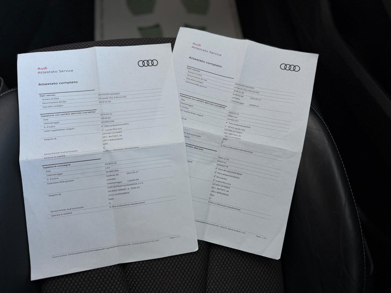 Audi A3 2.0TDI 150CV S-LINE S-TRONIC E6