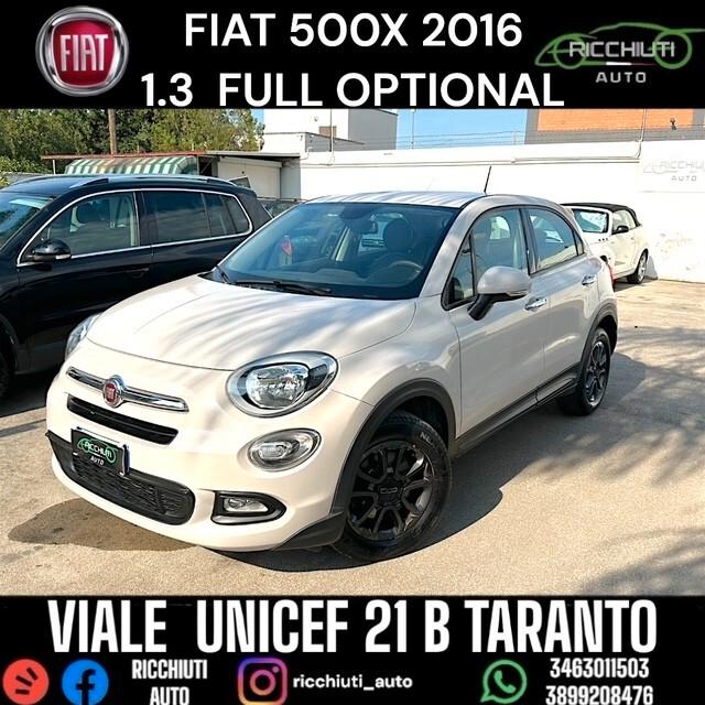 FIAT 500X POP STAR 1.3 MJT DIESEL 2016
