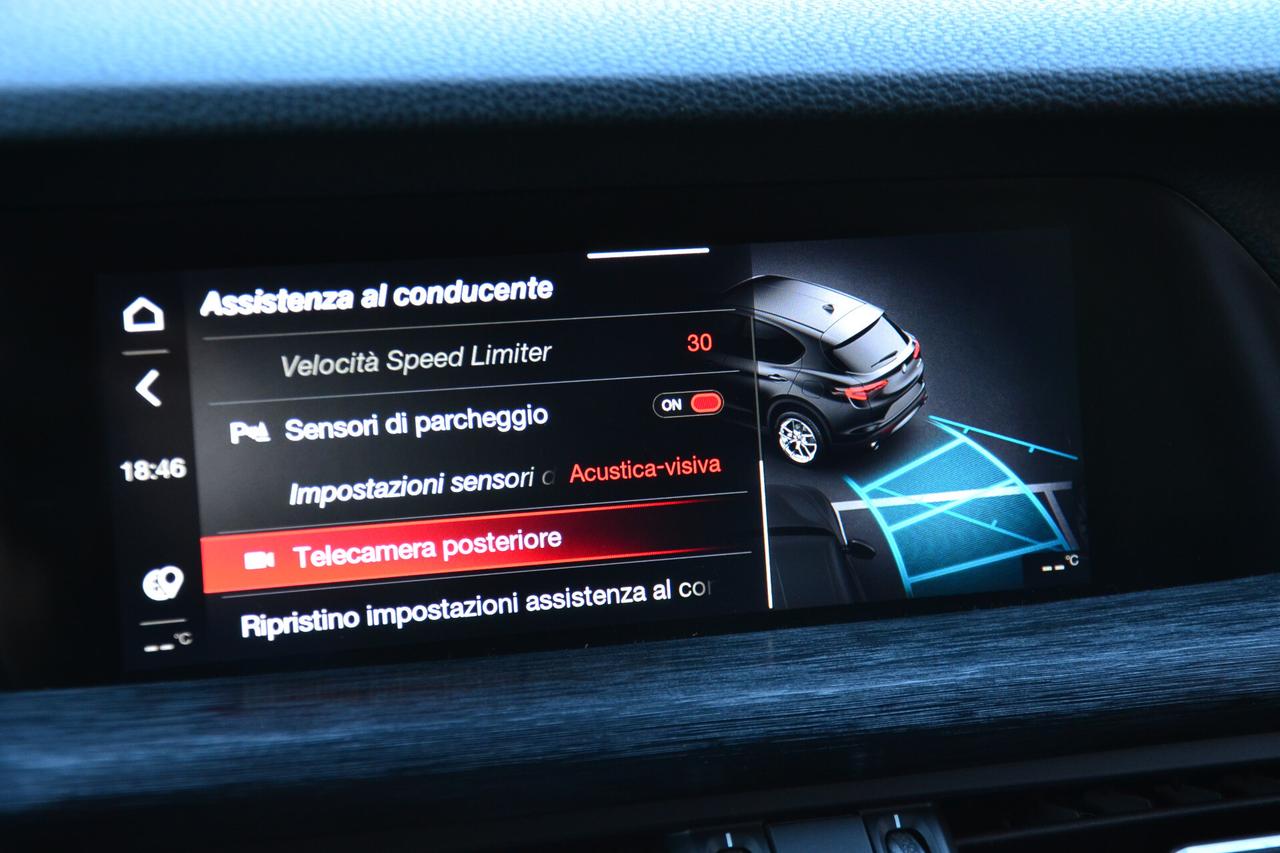Alfa Romeo Stelvio 2.2 160CV AT8 **PREZZO VERO**LED-NAV-RCAM+PDC