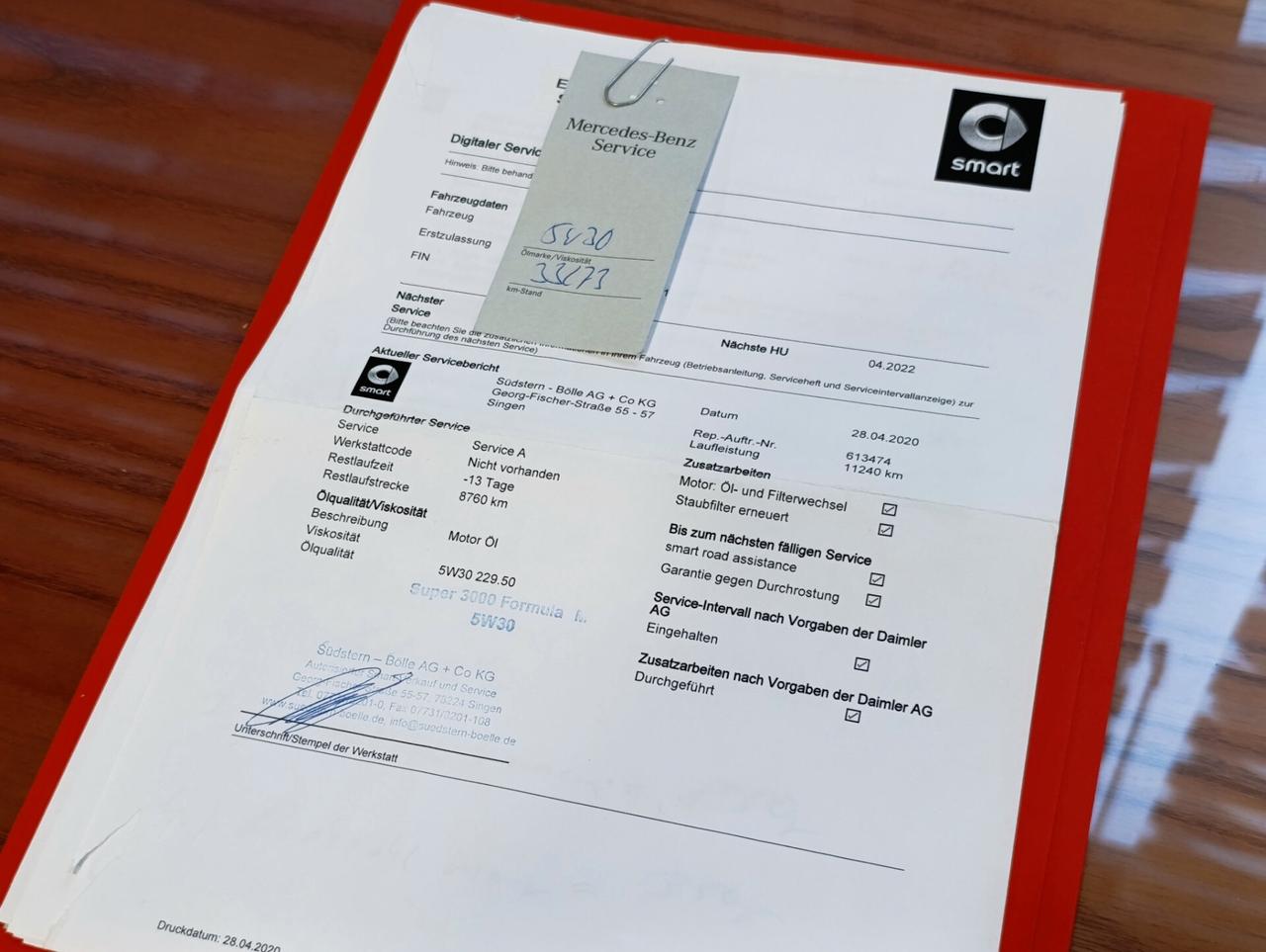 Smart ForTwo 90 0.9 Turbo twinamic Passion Grey Opaco e Rossa