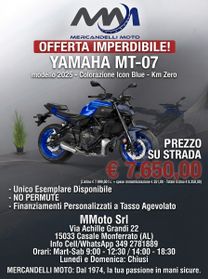 Yamaha MT-07 2025 - Km zero