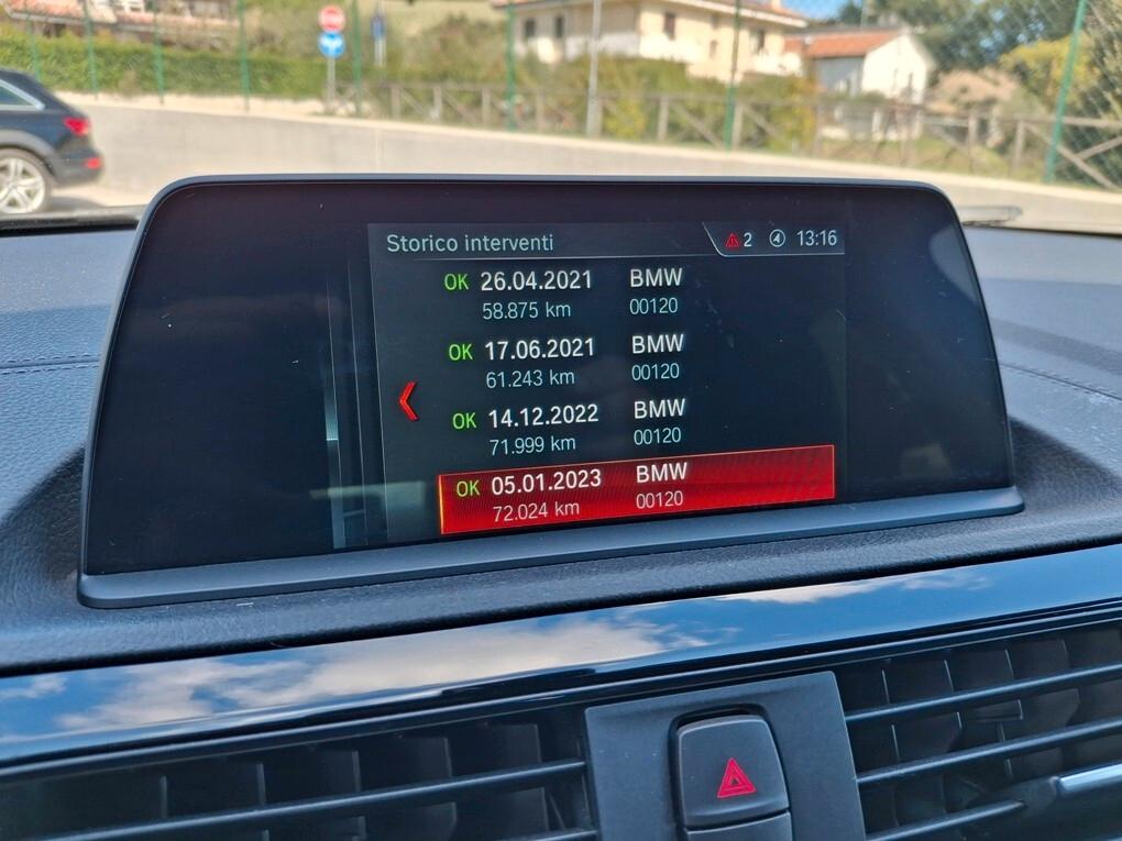 Bmw 116d 5p. Sport Km 93.000 - 2018