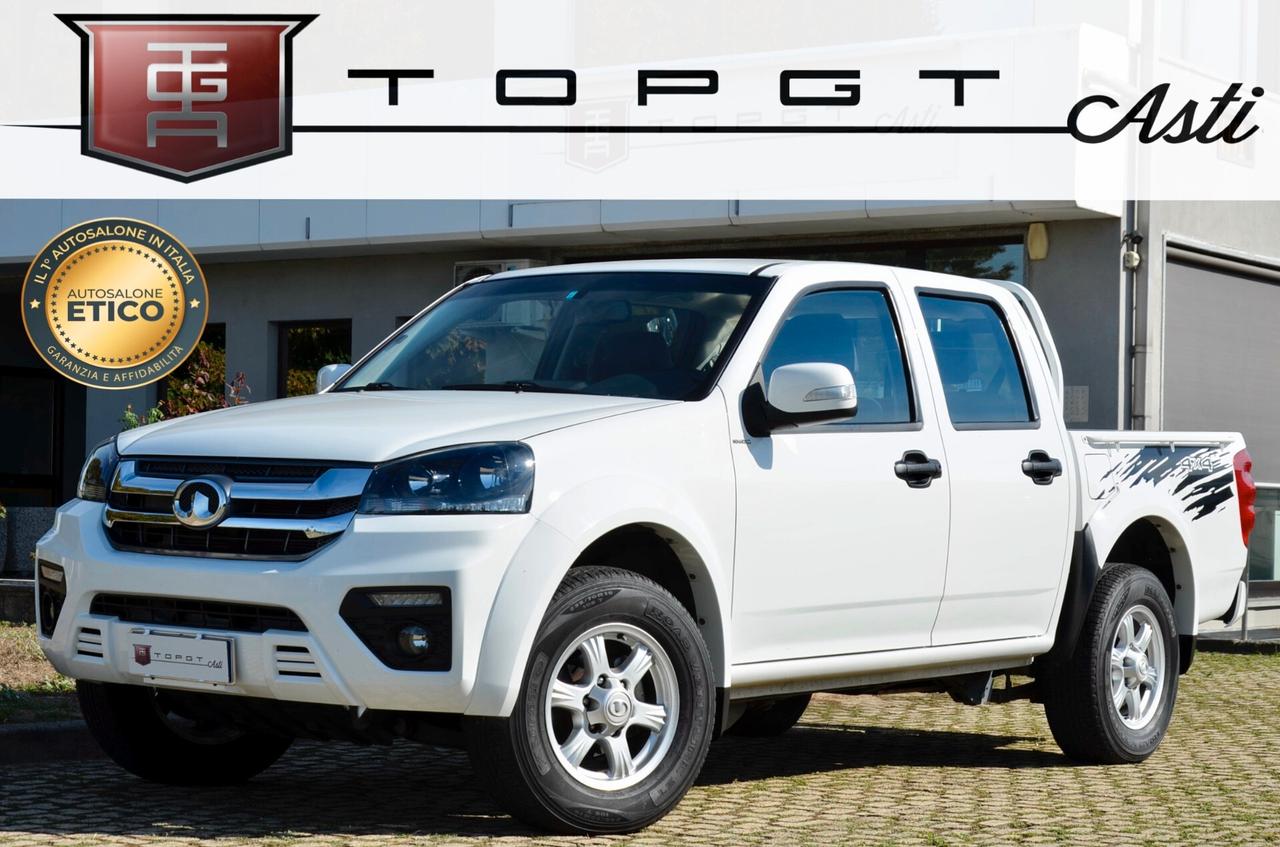 GREAT WALL STEED DC 2.4 PREMIUM GPL 4WD 150cv, AUTO PRIVATA, NO IVA, UNICOPROPRIETARIO, EURO 6D, UFF ITALIANA, NAVI, RETROCAMERA, PERMUTE
