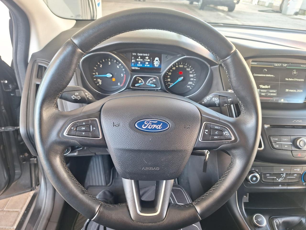 Ford Focus 2016 1.5 TDCi 95 CV Start&Stop SW Titanium NAVI LED €6B KM CERTIFICATI
