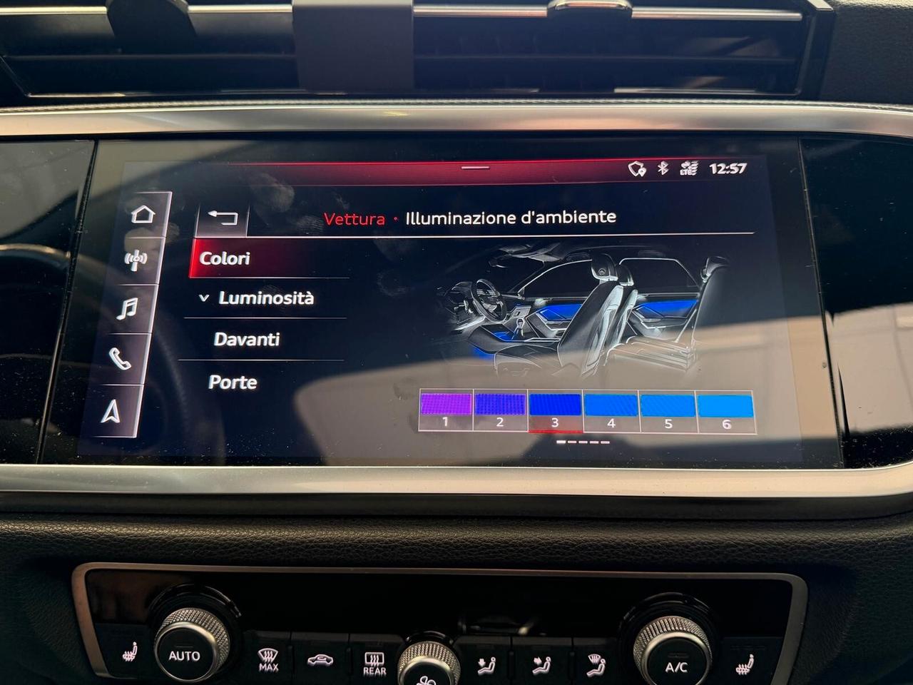 AUDI Q3 40 SPORTBACK S-LINE 2.0 TDI QUATTRO 190CV TETTO PELLE NAVI ANNO 2021