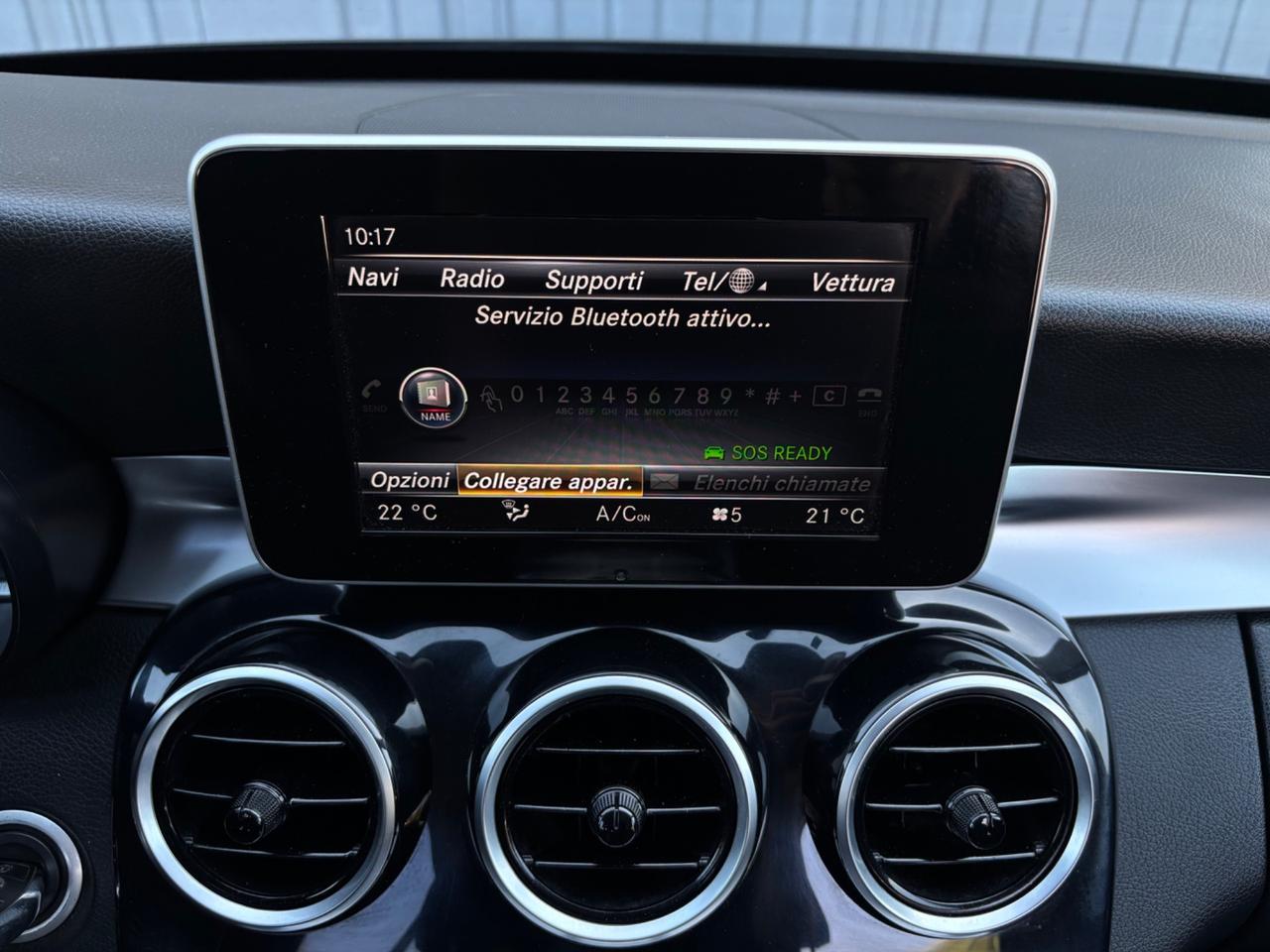 Mercedes-benz C 180 d. Garanzia 12mesi, neopatentati