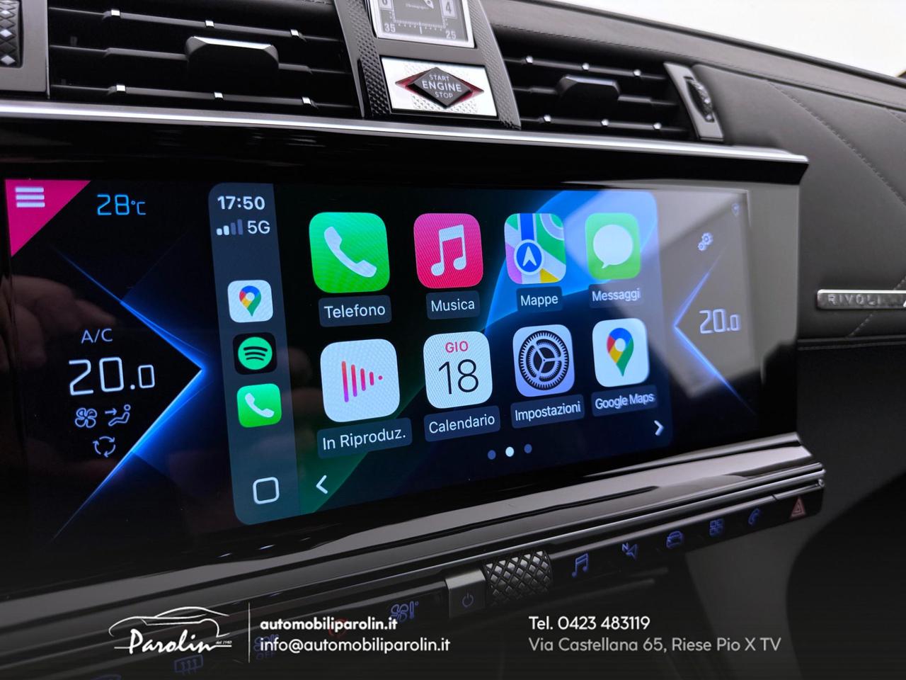 DS Automobiles DS7 Crossback 1.6 e-tense phev Business Rivoli-LED-Suspension-Pelle