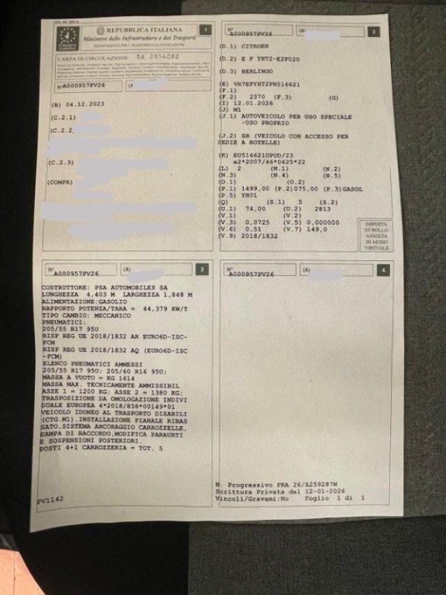 CITROEN Berlingo BlueHDi 100 Stop&Start Combi Feel