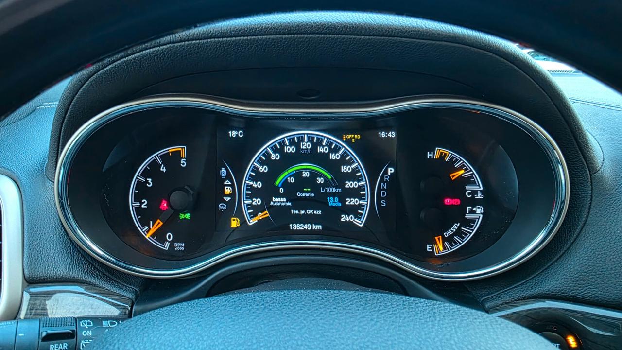 Jeep Grand Cherokee 3.0 V6 CRD 250 CV Multijet II Overland