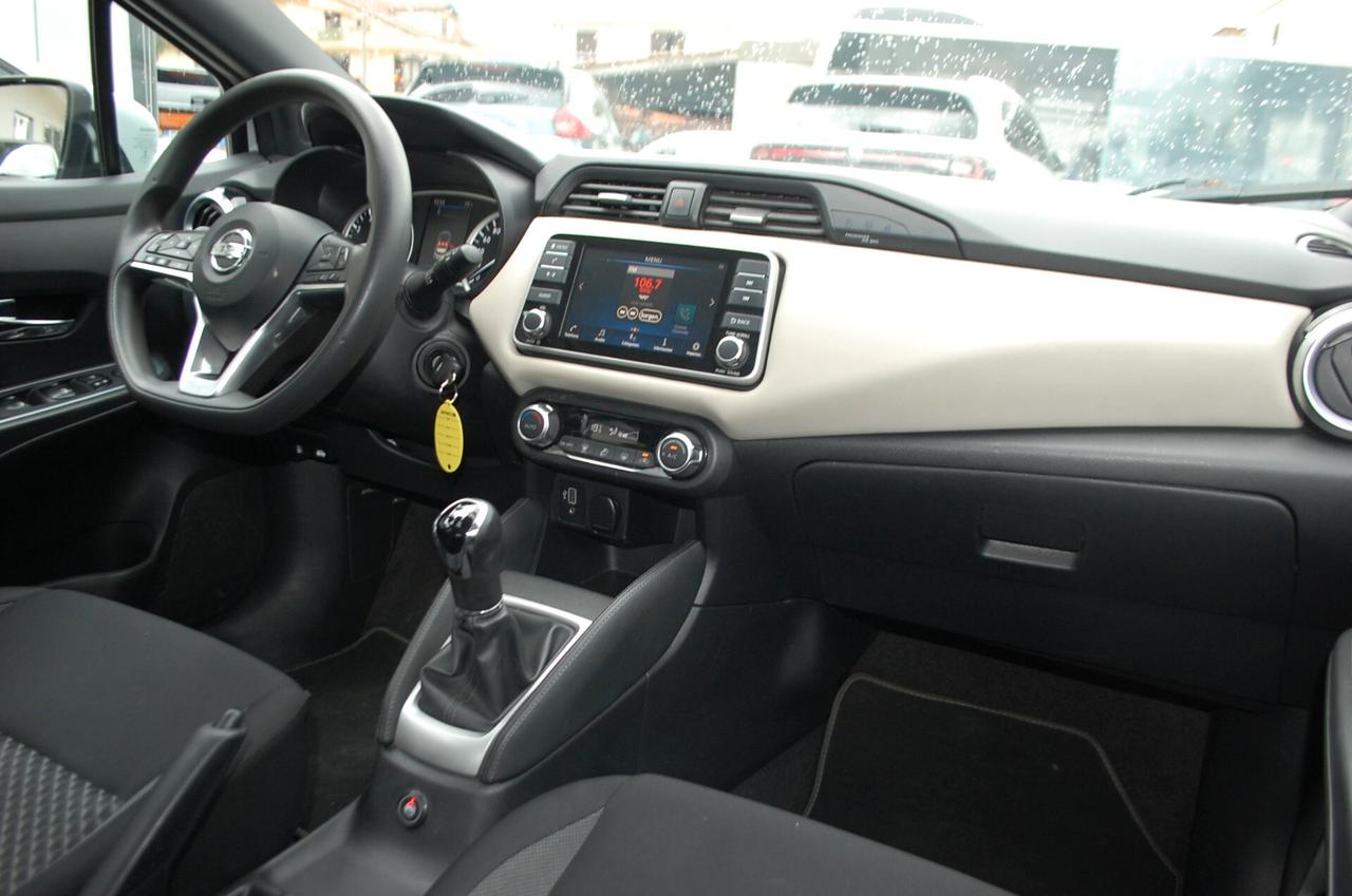 Nissan Micra 1.0 ig-t 90CV Eco Acenta Gpl Uff Italy USB Clima