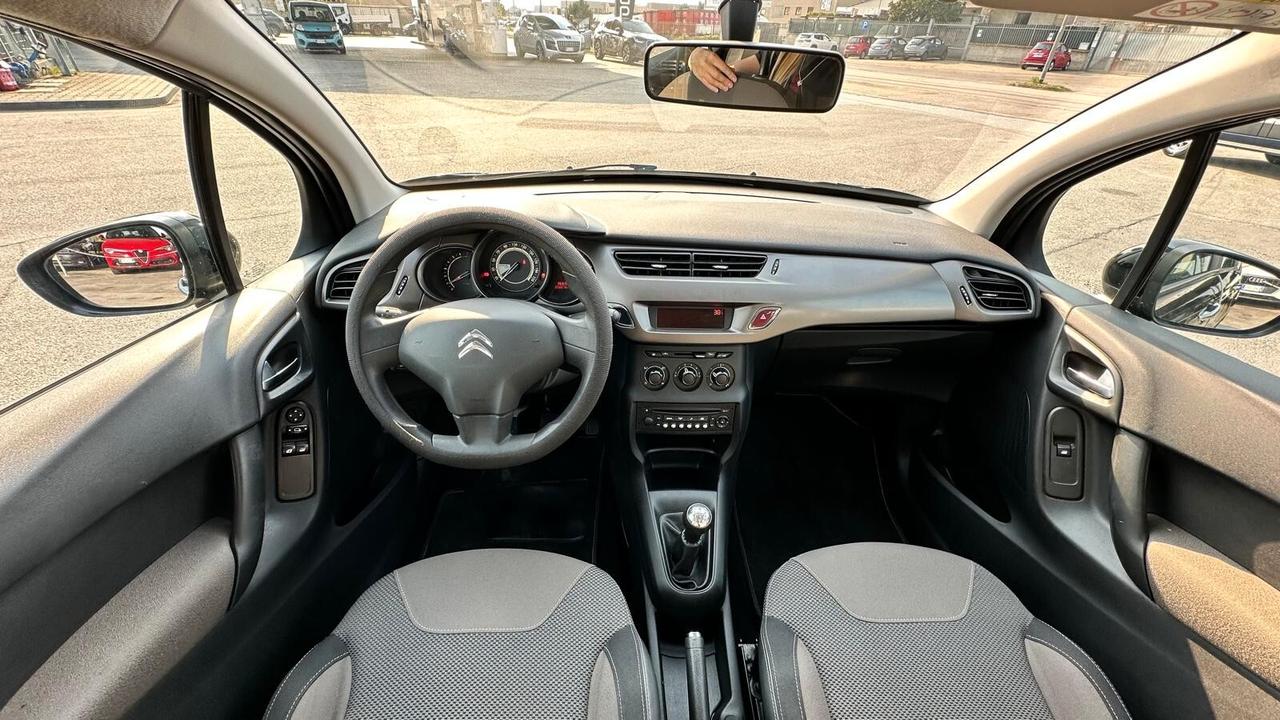 Citroen C3 PureTech 68 CV KM CERTIFICATI-UNICO PROPRIETARIO