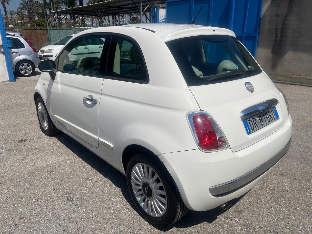 Fiat 500 lounge-1.2 gpl- km 125000-2008