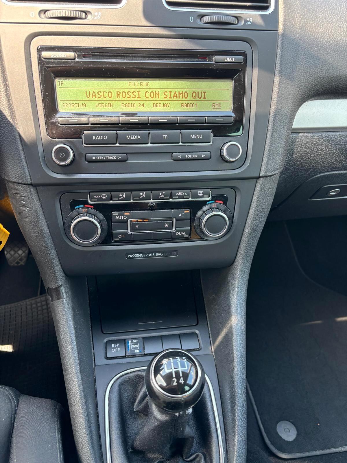 Volkswagen Golf 1.6 5p. Highline BiFuel CON SOLI 144000 KM UNICO PROPRIETARIO ADATTA AI NEOPATENTATI
