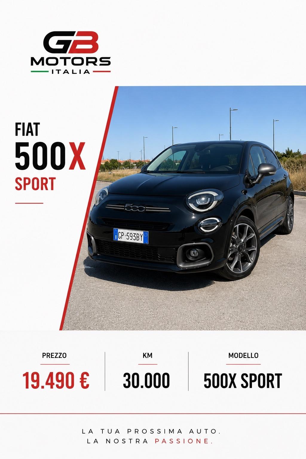 Fiat 500X 1.3 MultiJet 95 CV Sport FINANZIABILE