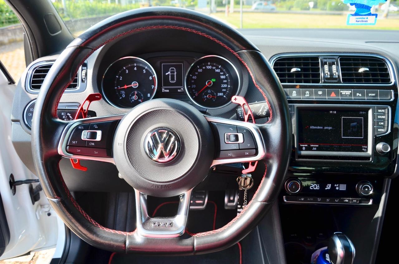 VOLKSWAGEN POLO GTI 5p 1.8 BM 192cv DSG, UFF ITALIANA, FARI LED, APPLE ANDROID, EURO 6B, PERMUTE