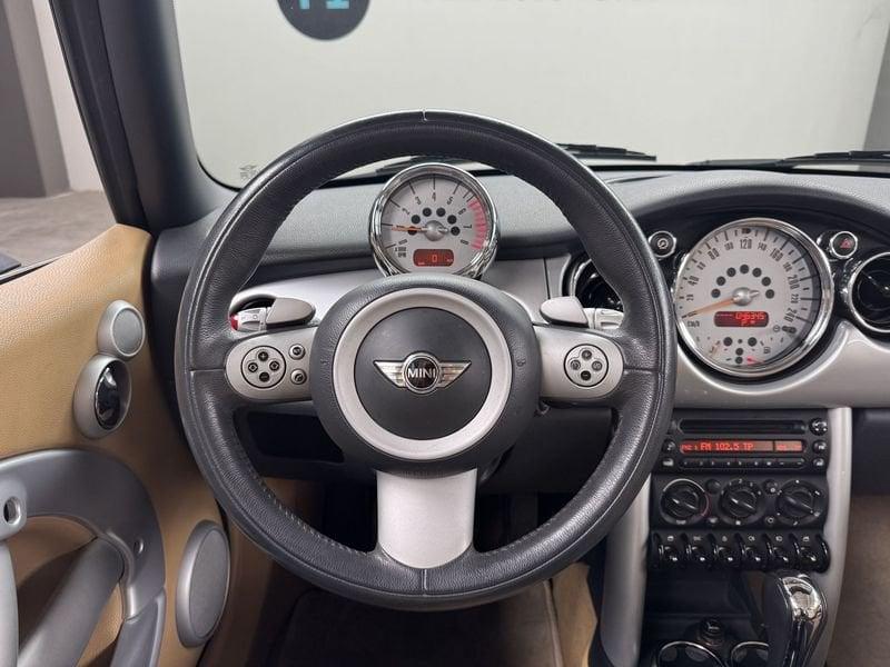 MINI Mini Cabrio 1.6 Cooper AUTOMATICA UNIPROPRIETARIO SOLO 46.000 KM NEOPATENTATI