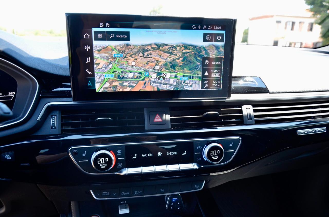 AUDI RS4 AVANT 2.9 TFSI QUATTRO 450cv TIPTRONIC, GARANZIA AUDI 9/27, CARBOCERAMICA, TETTO, B&O, DYNAMIC PLUS, MATRIX, 20", PERMUTE