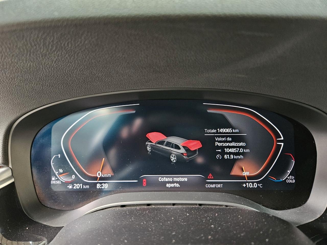 BMW 520 d Touring mhev 48V auto INCIDENTATA