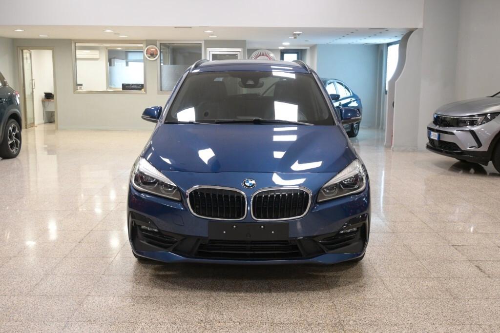 BMW 216D GRAN TOURER 116CV 6M. SPORT LINE ( FARI LED - PELLE - AMBIENT LIGHTS - CRUISE - NAVI - PARK ASSISTANT - TELECAMERA POST. - CERCHI 17 )