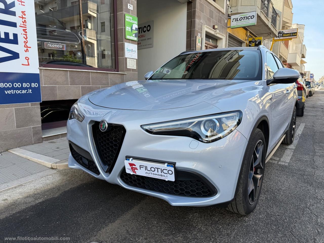ALFA ROMEO Stelvio 2.2 T.diesel 190CV AT8 Q4 Sprint MY 2021 - GANCIO DI TRAINO ELETTRICO-PELLE