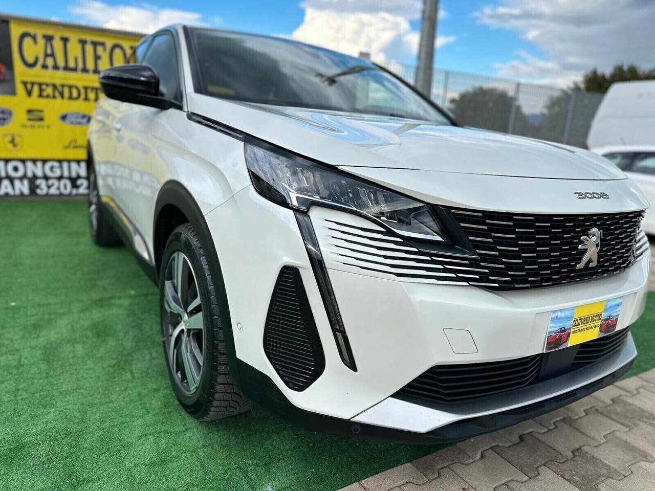 Peugeot 3008 1.5 BlueHDi 130 S&S Allure 01/2022 garanzia permute finaziamento in sede