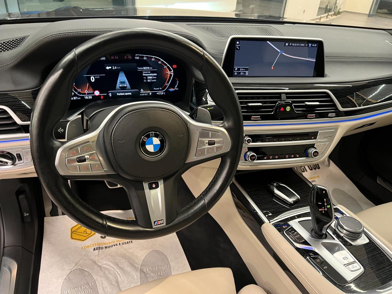 Bmw 730 730d xDrive 48V MSport Tetto Laser