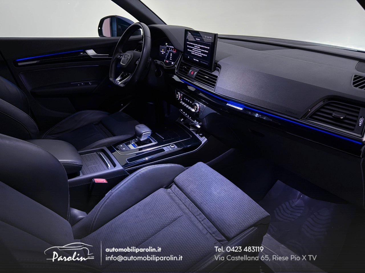 Audi Q5 Sportback 40 2.0 tdi mhev 12V S-line Plus quattro S-tronic Tetto-Black pack-20''