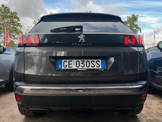 Peugeot 3008 PELLE TELECAMERA POST 130CV SENSORI AUTO KEYLESS IVA ESP