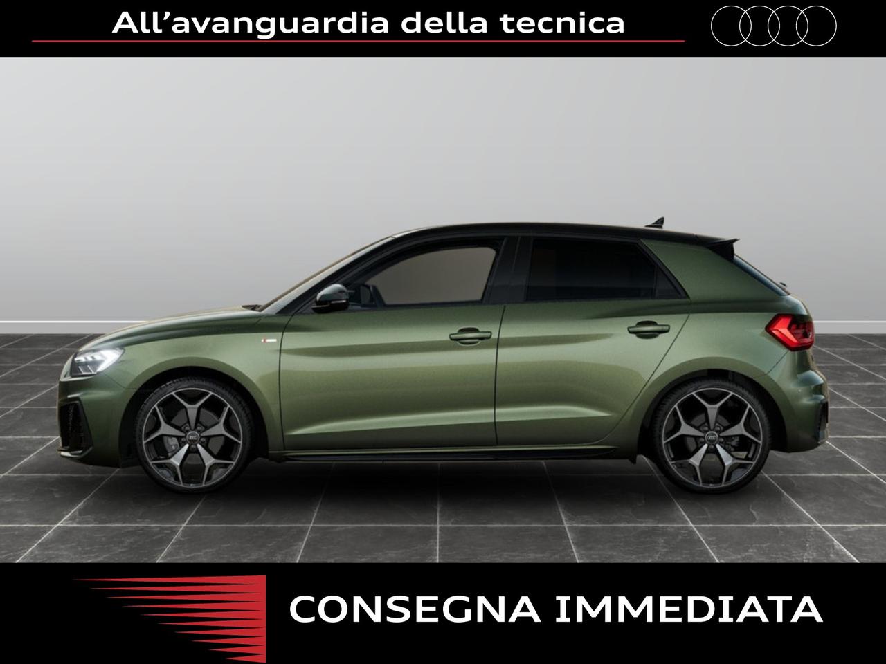 Audi A1 sportback 30 1.0 tfsi 116cv identity black s tronic