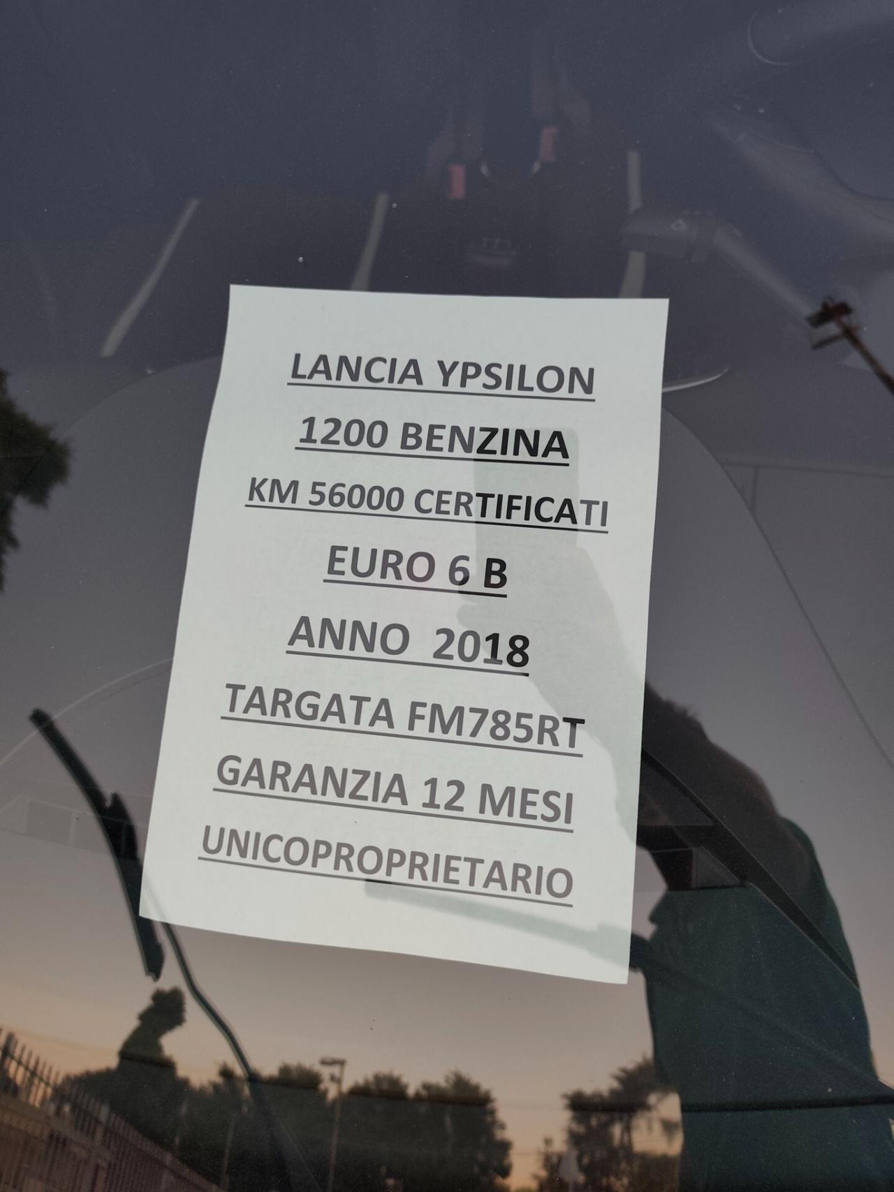 Lancia Ypsilon 1.2 BENZINA KM 56000
