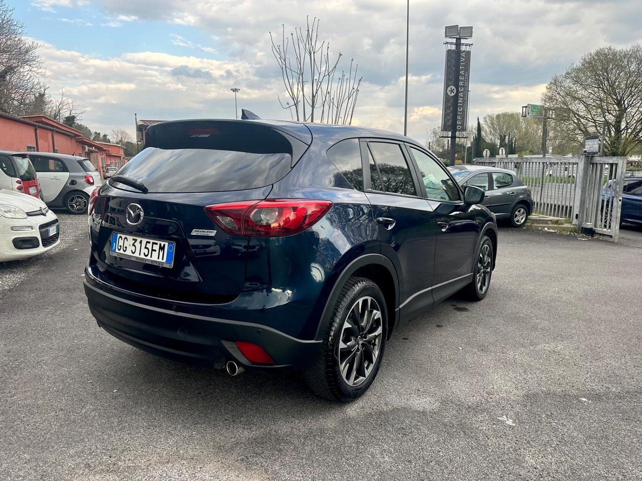 Mazda CX-5 2.2L Skyactiv-D 175CV 4WD Exceed Tetto Pelle Navi Traino Bose Service Permute Rate Garanzia