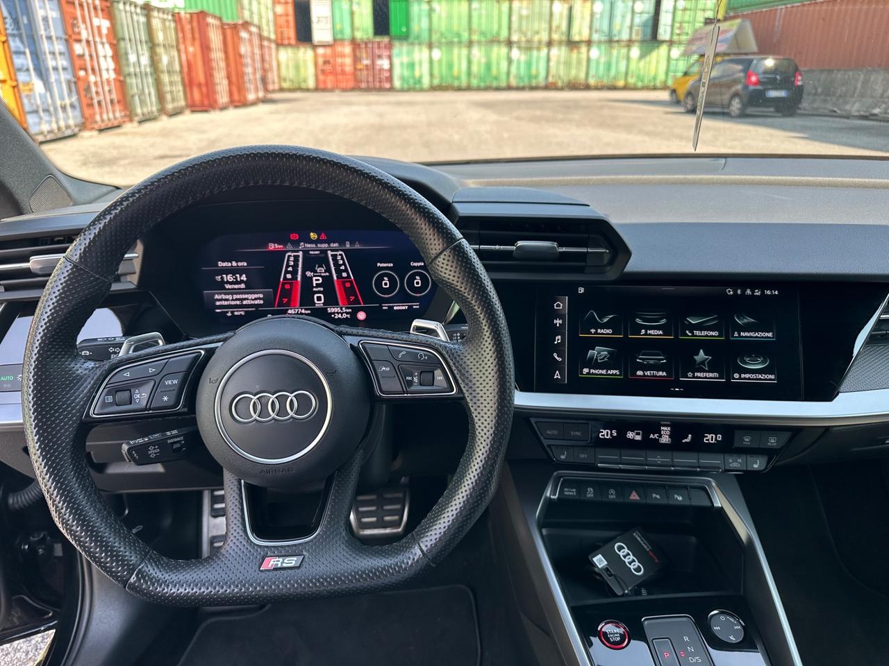 Audi A3 RS 3 SPB NERA NERA STRAFULLL
