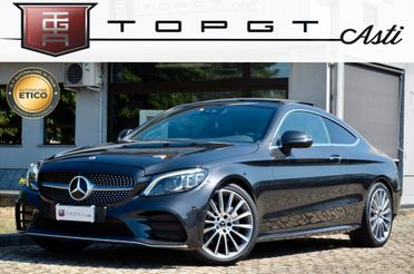 MERCEDES-BENZ C200 COUPE MHEV MILD HYBRID (EQ-BOOST) PREMIUM PLUS 184cv AUTO, UFF ITALIANA, SERVICE UFF MERCEDES, TETTO, HI-FI BURMESTER, FARI MULTIBEAM, 19", RETRO 360, PERMUTE