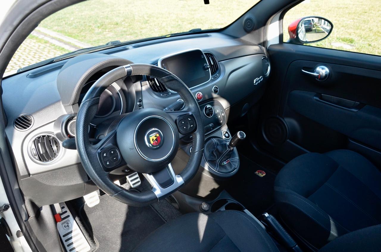 ABARTH 595 1.4 TURBO T-JET 160cv PISTA, UNICOPROPRIETARIO, ORIGINALE, MAI MODIFICATA, TETTO, UFF ITALIANA