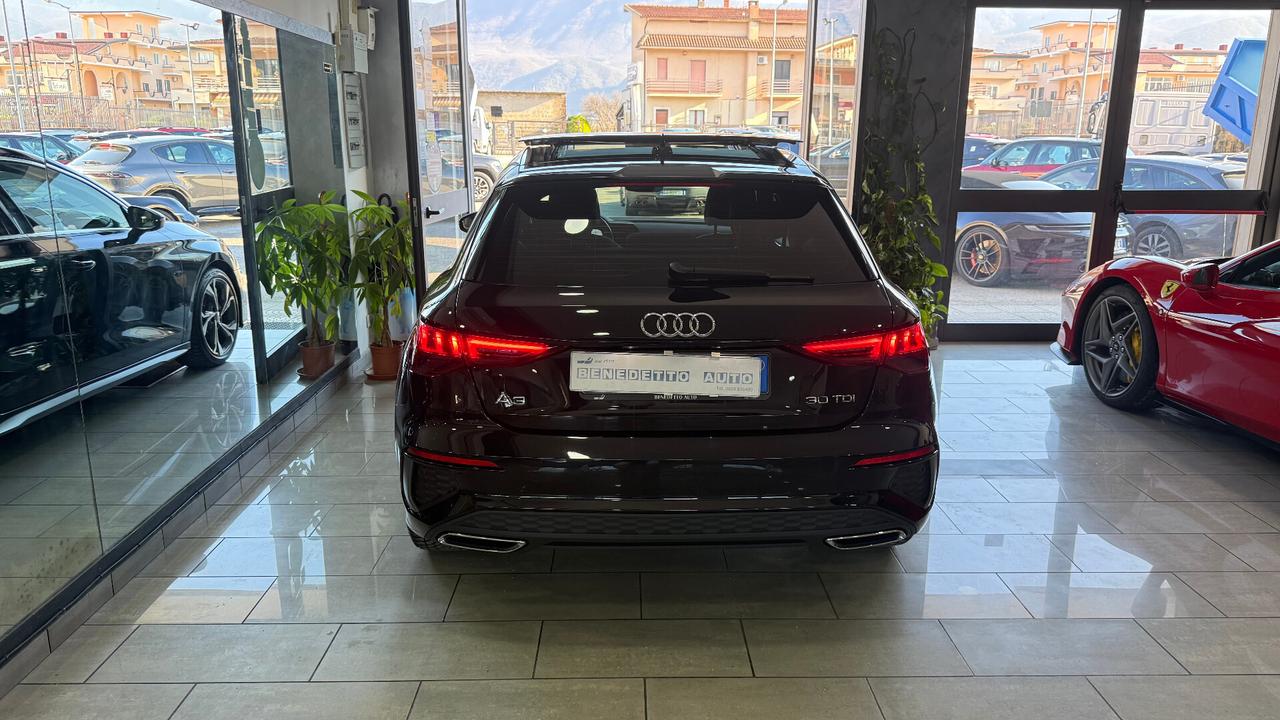 AUDI A3 SPORTBACK S LINE TETTO APRIBILE
