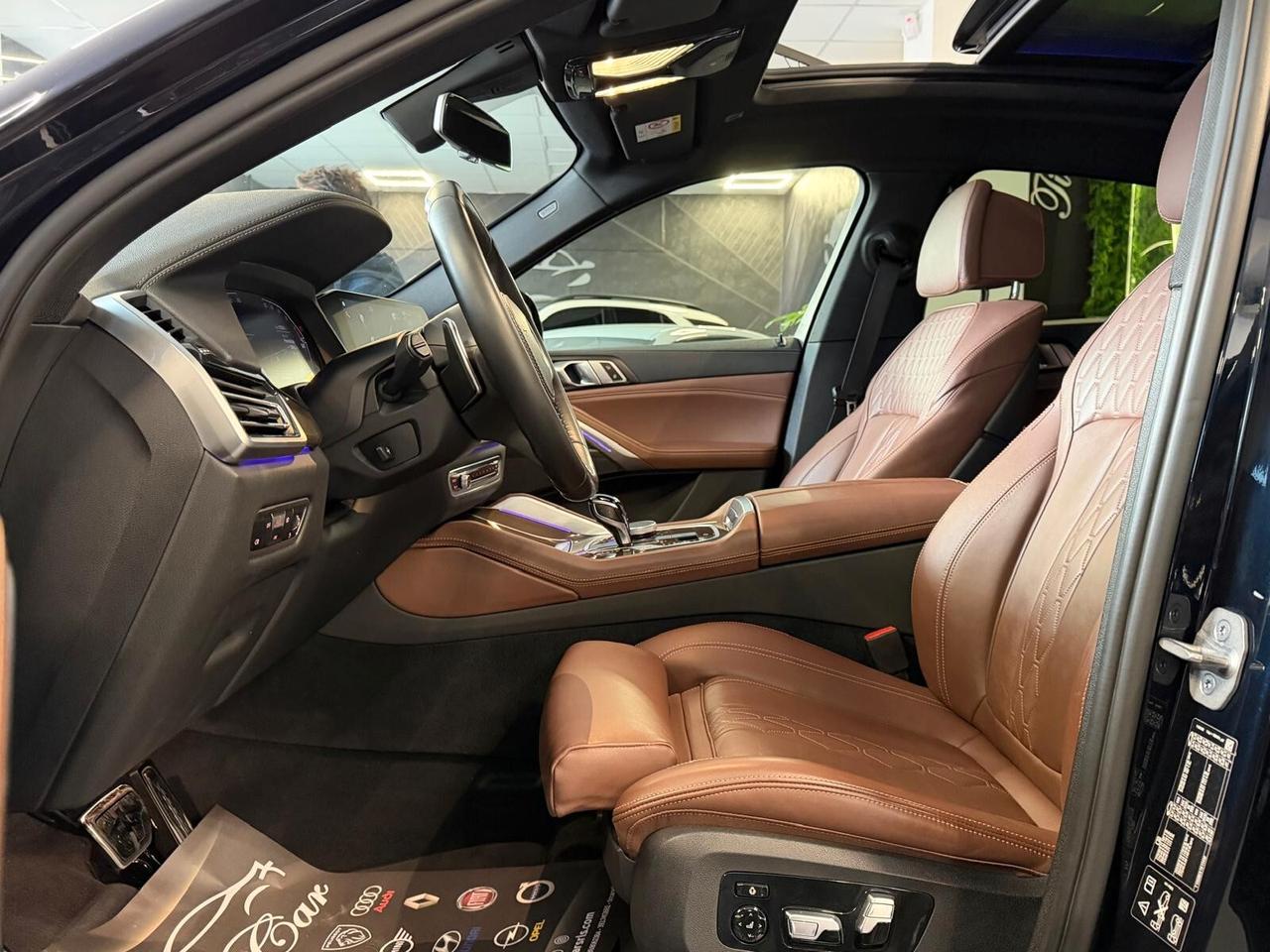 BMW X6 40D M-SPORT X-DRIVE 3.0 MHEV 48V 340CV TETTO PELLE NAVI ANNO 2022