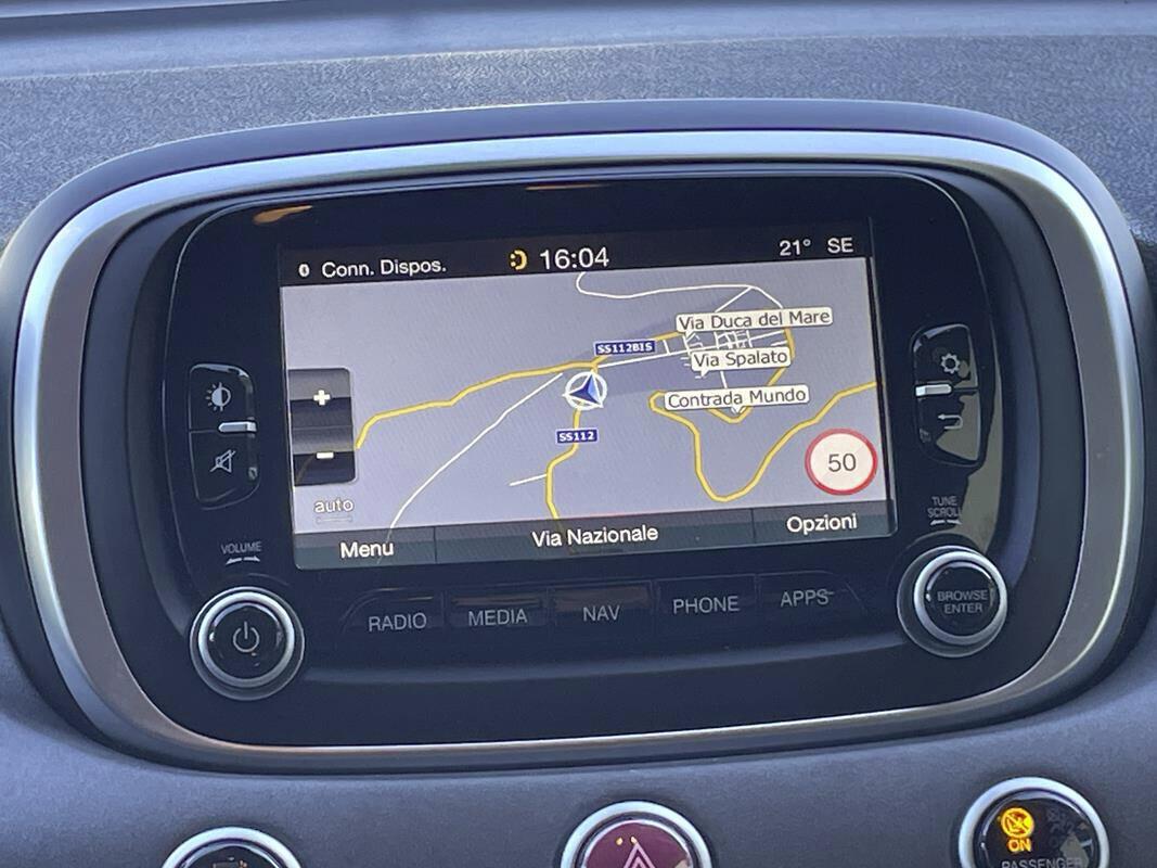 Fiat 500X 1.6 MultiJet 120 CV Cross Plus "UCONNECT 7" HD Live Navigatore, Fari Bixeno, Cerchi da 18"