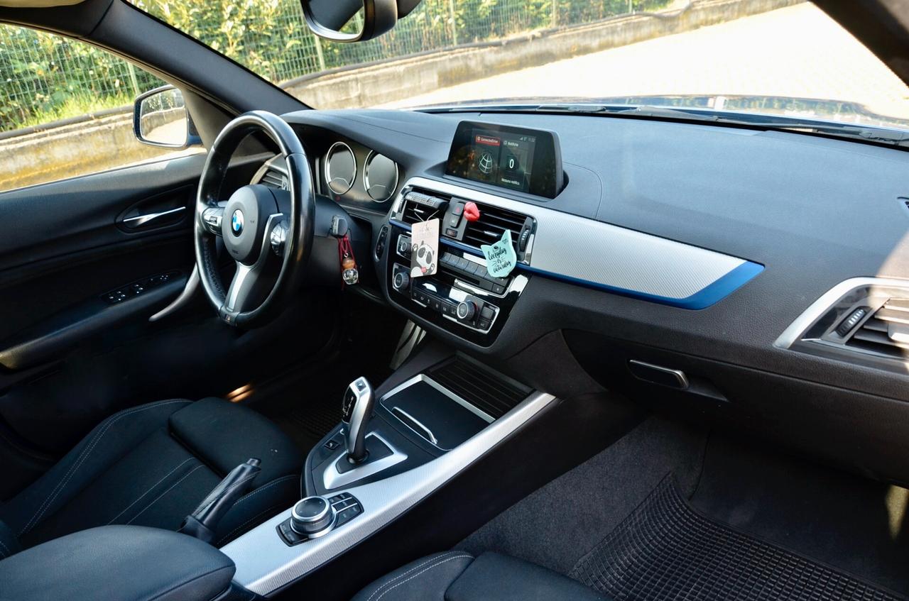 BMW 118d MSPORT 5p 150cv AUTO, SERVICE UFF BMW, UFF ITALIANA, EURO 6D, FARI FULL LED, NAVI, PERMUTE