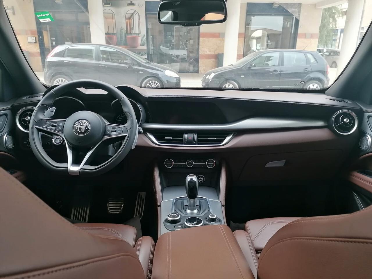 Alfa Romeo Stelvio 2.2 Turbodiesel 210 CV AT8 Q4 Executive TETTO NAVY PELLE H/K 20'