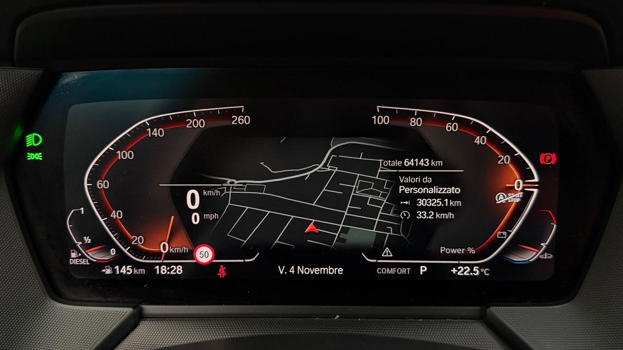 BMW 116D 1.5 LUXURY AT7 116 CV - VIRTUAL COCKPIT, TETTO APRIBILE, SEDILI IN PELLE
