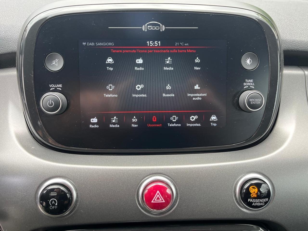Fiat 500 X-sport -1.3 mjt-95cv-Full-2022