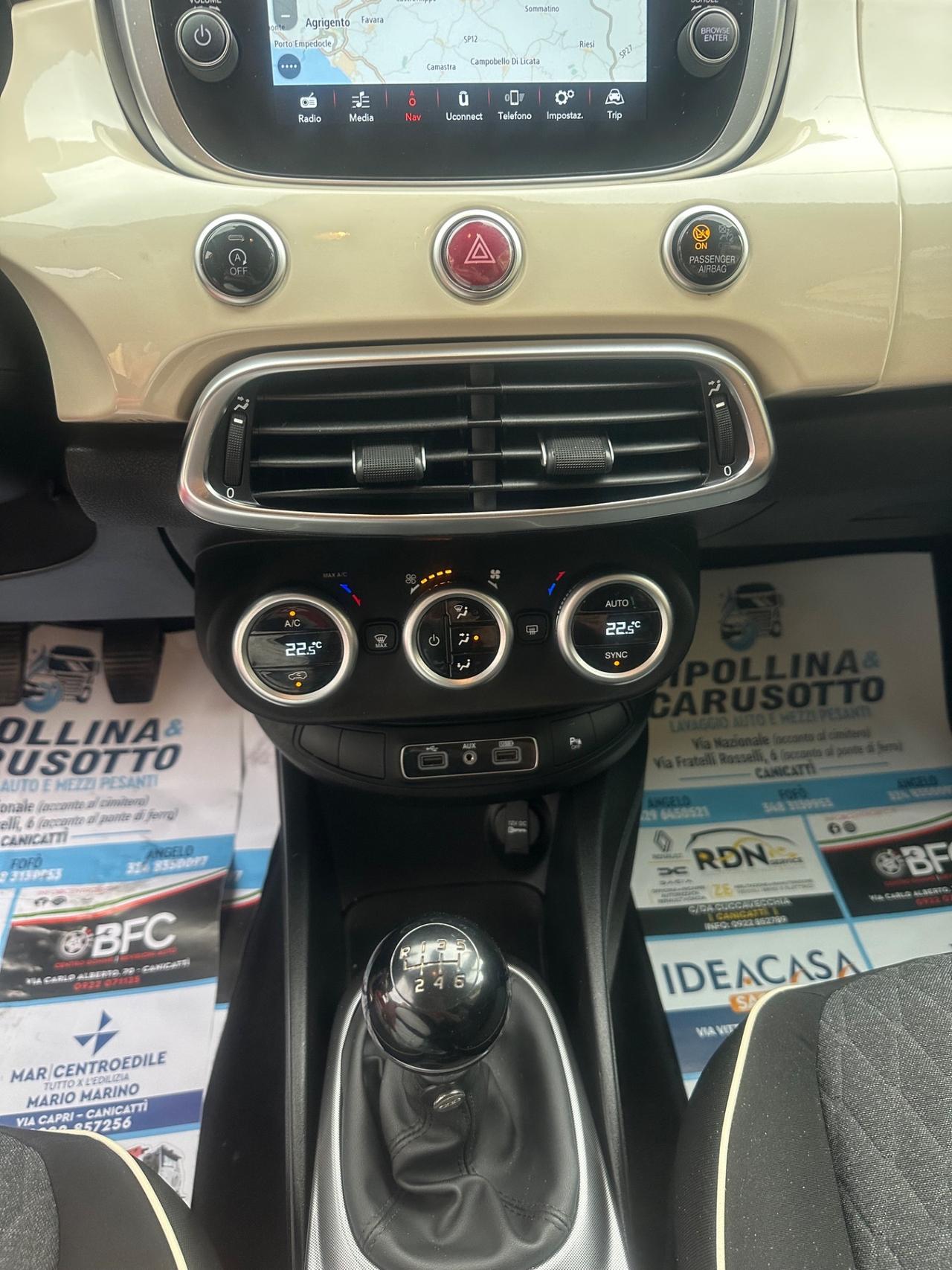 Fiat 500X 1.6 MTJ 120 CV City Cross 3/2019 KM 127622 CERT 1PROP