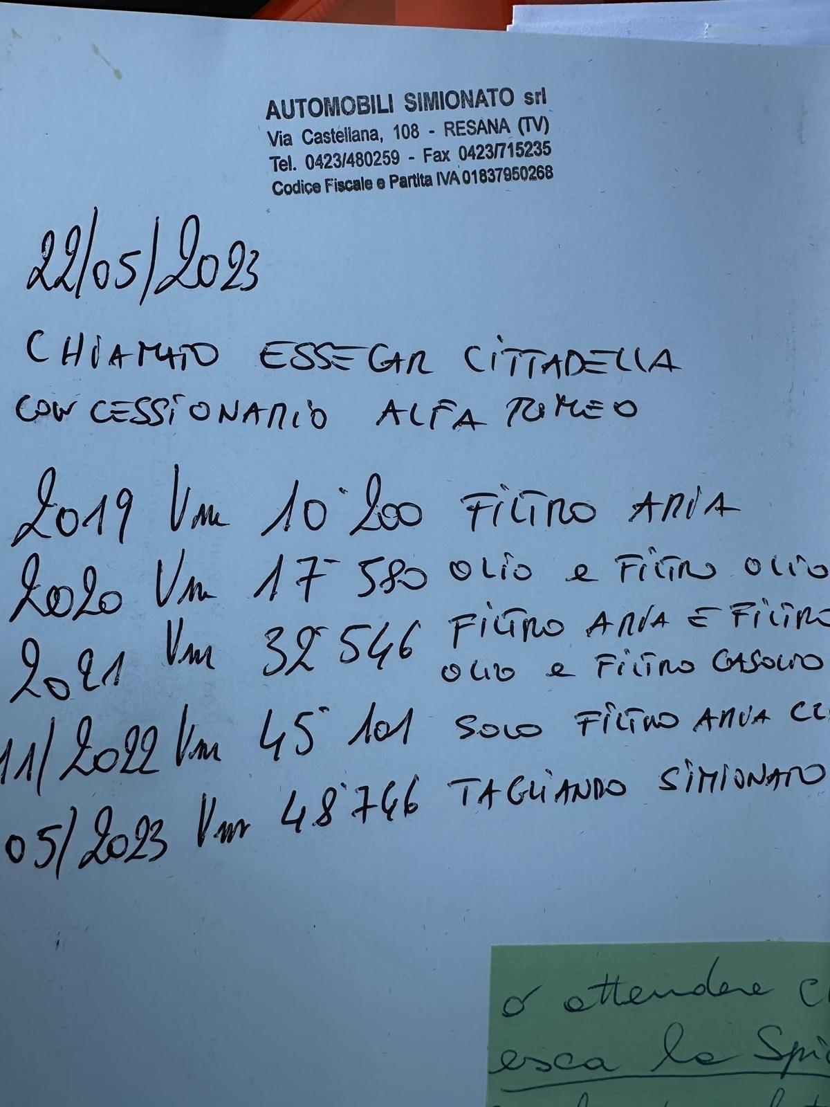 Alfa Romeo Stelvio 2.2 Turbodiesel 180 CV AT8 RWD Executive