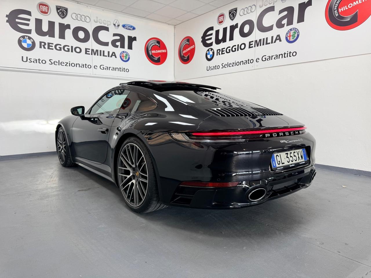 Porsche 992 3.0 450cv Carrera 4S 02/2023 APPROVED 2027 TETTO SCARICO