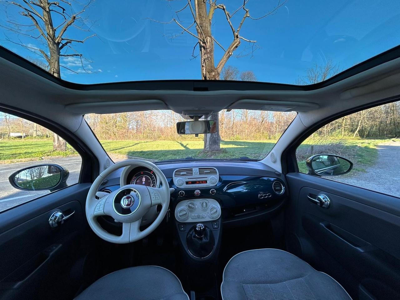 FIAT 500 1.2 Vintage Tetto Panoramico – OK Neopatentati – Tagliandata