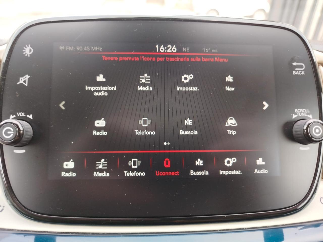 500C CABRIO* PREZZO VERO *UNIPRO- QUADRO DIGITALE