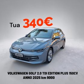 Volkswagen Golf 2.0 TDI 150 CV DSG SCR Editon Plus