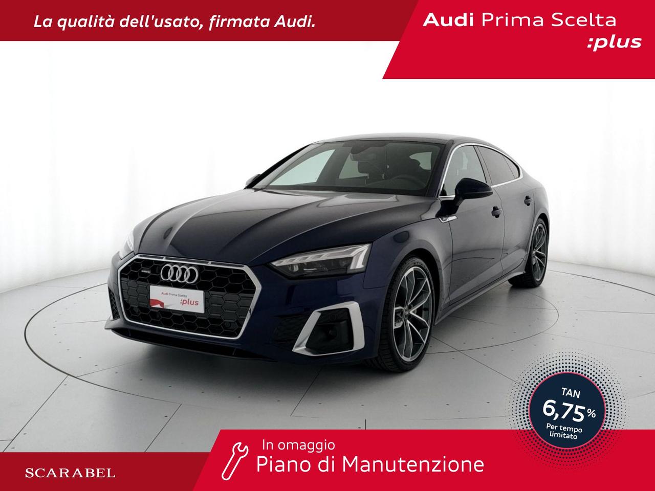 Audi A5 sportback 40 2.0 tdi mhev s line edition quattro 204cv s-tronic